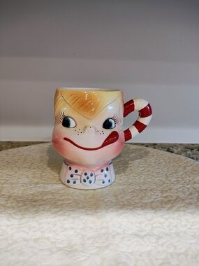 Vintage Yumm-ee-Yum Girl Mug Japan